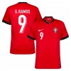 Camiseta de fútbol Portugal G. Ramos 9 Primera Equipación Euro 2024 - Hombre